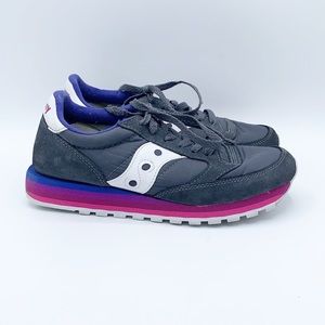 Vintage Saucony Jazz Original Women’s Sneaker Colorful Rainbow Sole